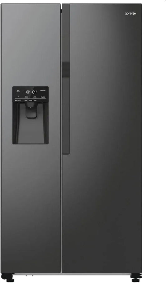 Gorenje NRR9185ESBXL Congelatore, 376 L, No Frost, vano congelatore, Inverter, freezer verticale, nero, 6 cm, Congelatore 190 l, 178, NoFrost Plus