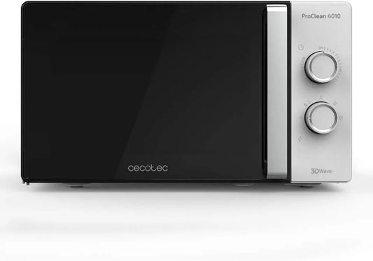 Cecotec Ready2Clean 3DWave Forno a microonde, 23 L, 700 W, tecnologia 3DWave, con rivestimento Ready2Clean per una migliore pulizia, Design elegante