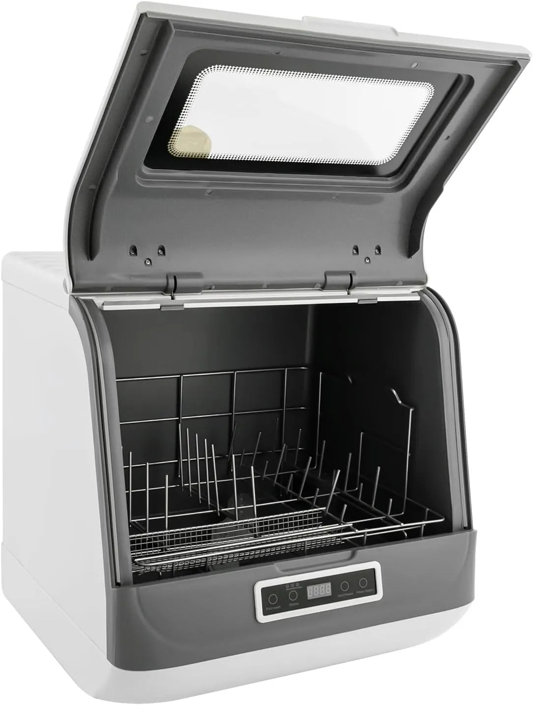 Lavastoviglie, 45 x 40 x 44, 8 cm, 800 W, 3 programmi, 55 a 65 °C, 220 V, display LED, appartamento e campeggio, adatta per cucina