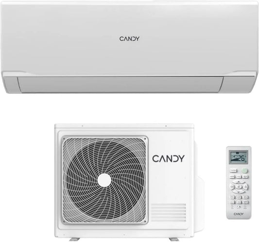 Candy Inverter, Brezza Climatizzatore 12000 Btu, 19dB, Self Clean R32 CY-12BR, Display Led, Wifi Integrato