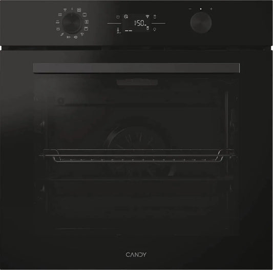 Forno elettrico CA6N1B1HTB, 71 L, classe energetica E, da incasso, nero, 71 litri, Ventilato, colore Nero