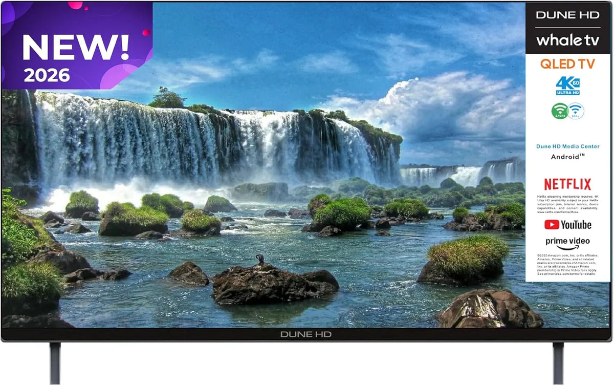 Smart TV, 55 pollici, televisore, 4K UHD, QLED, HDR, Android OS, tecnologia Quantum Dot, HDR10 HLG, 2026, 2+16, triplo sintonizzatore DVB-T/T2
