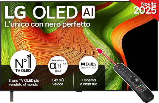 LG OLED48B56LA Smart TV, 48 pollici, televisore, 4K UHD, Serie B5 2025 Smart TV 4K - OLED48B56LA