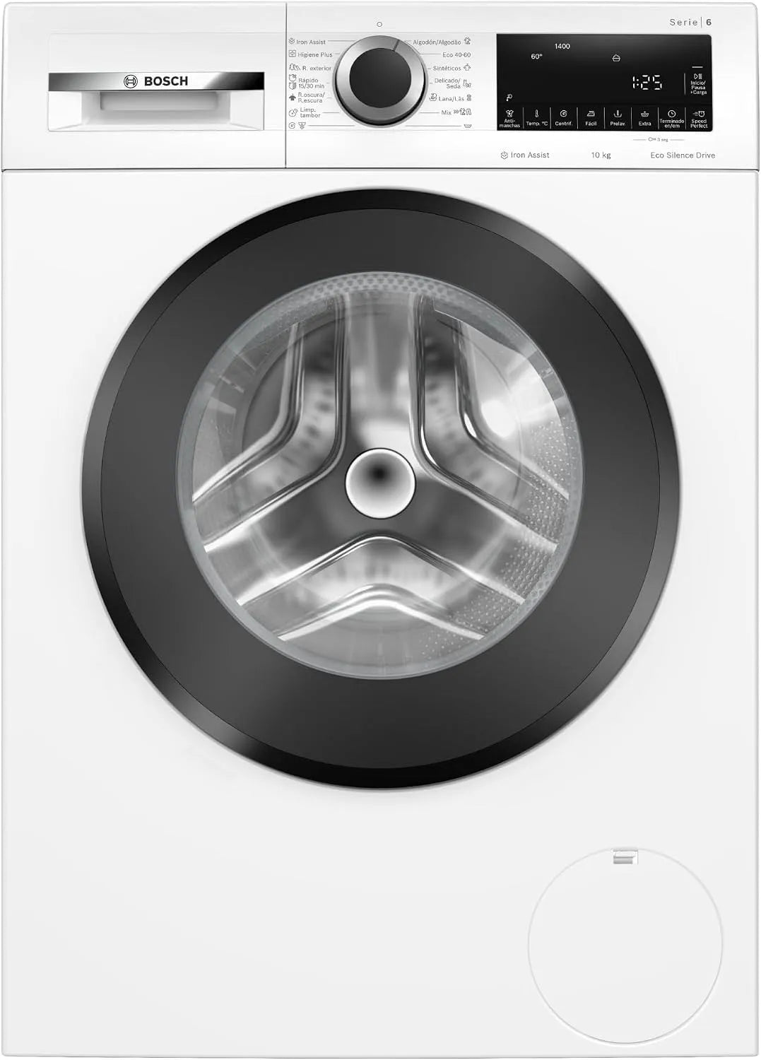Bosch WGG254Z5ES Lavatrice, 10 kg, bianco, Bosch - Lavatrice a caricamento frontale, Iron Assist, Pausa + Carica, Antimacchia