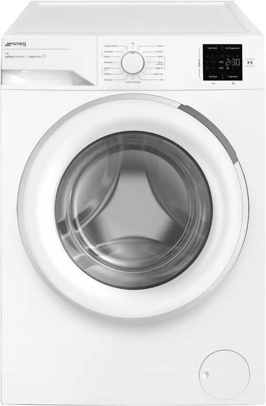 Smeg WMC72SEA Lavatrice, 7 kg, bianco, min Bianco, Smeg WMC72SEA lavatrice Caricamento frontale 7 kg 1200 Giri