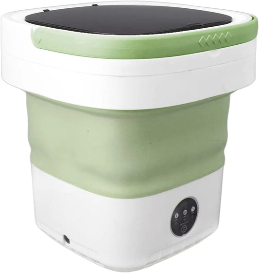 Lavatrice, 5 L, portatile, verde, Secchio di Lavaggio da 7, Calzini, Vestiti per Bambini
