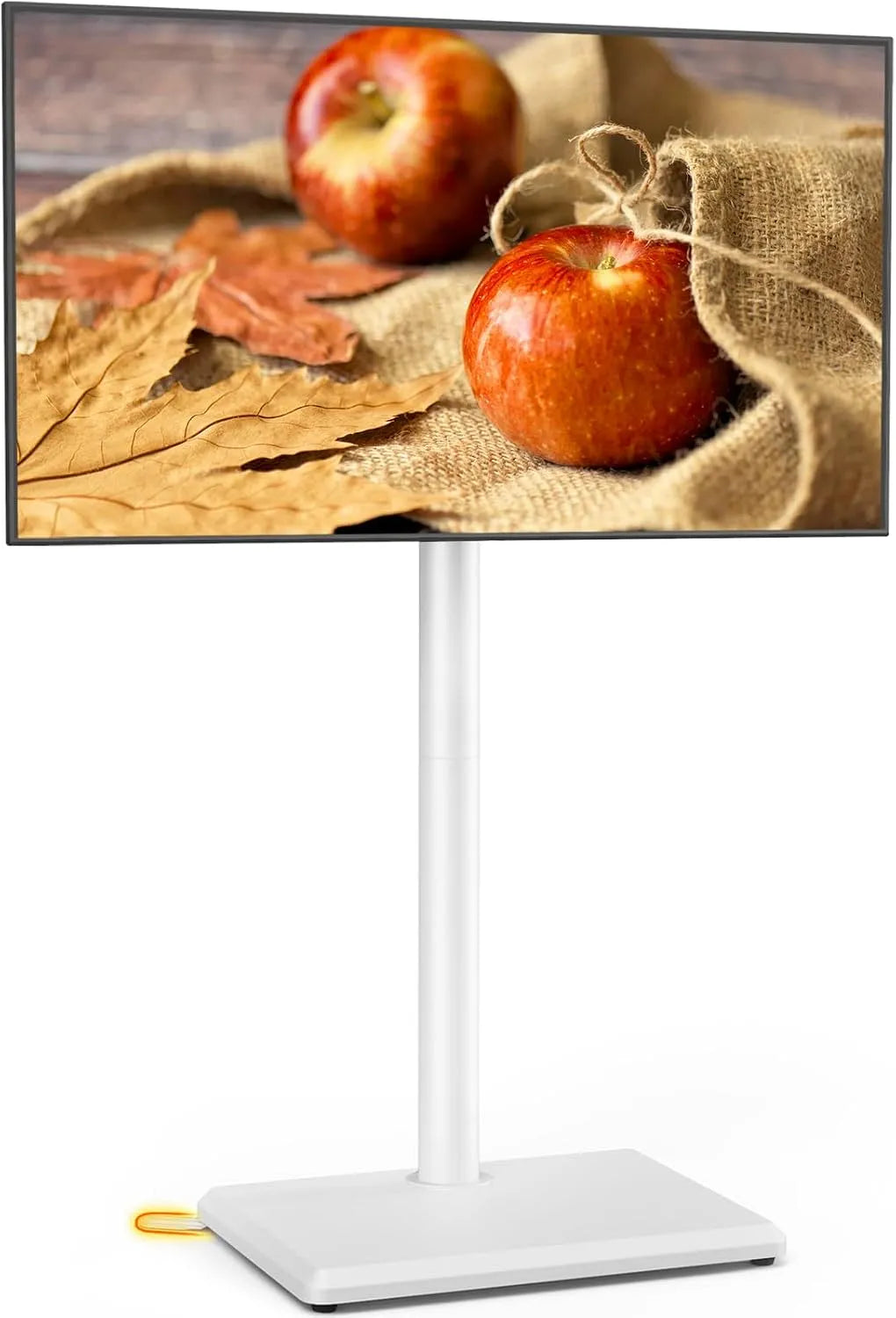Smart TV, 60 pollici, televisore, 9 kg, TVON Supporto TV da pavimento con supporto per la maggior parte dei televisori piatti, supporto TV regolabile