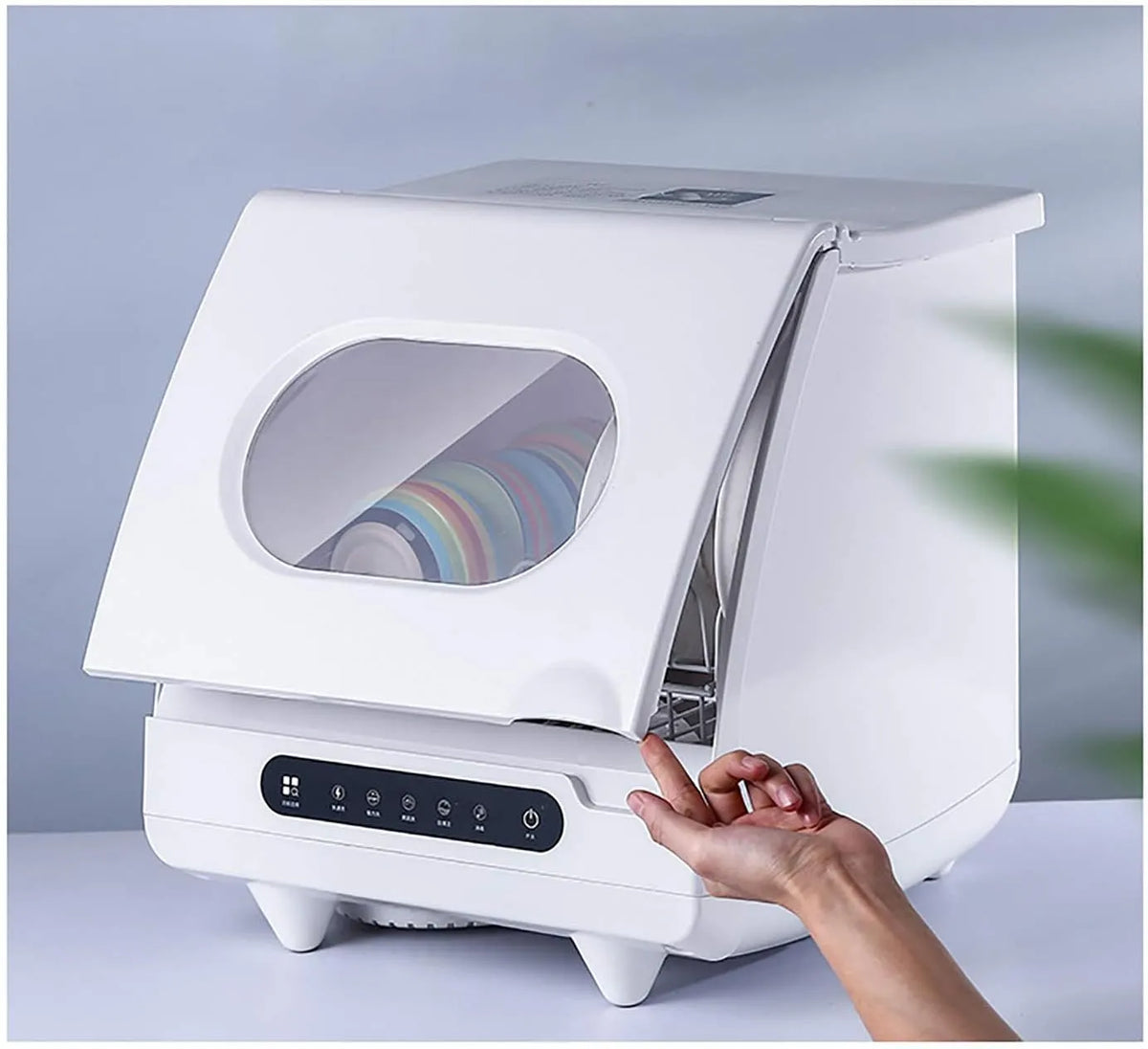 Lavastoviglie, 1200 W, 5 programmi, touch, include 1 cestello, efficiente e conveniente