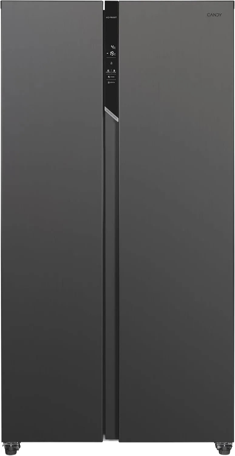 Candy CHSVN-174X Frigorifero, 532 L, esterno, ruote di trasporto, No Frost, Inverter, Illuminazione a LED, Larghezza 91 cm, 2 cassetti Verdoli