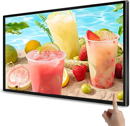 Prodotto display commerciale da 23, Schermo pubblicitario digitale, 6 pollici per ristoranti, bar, saloni e negozi, rilascio remoto e USB, montaggio a