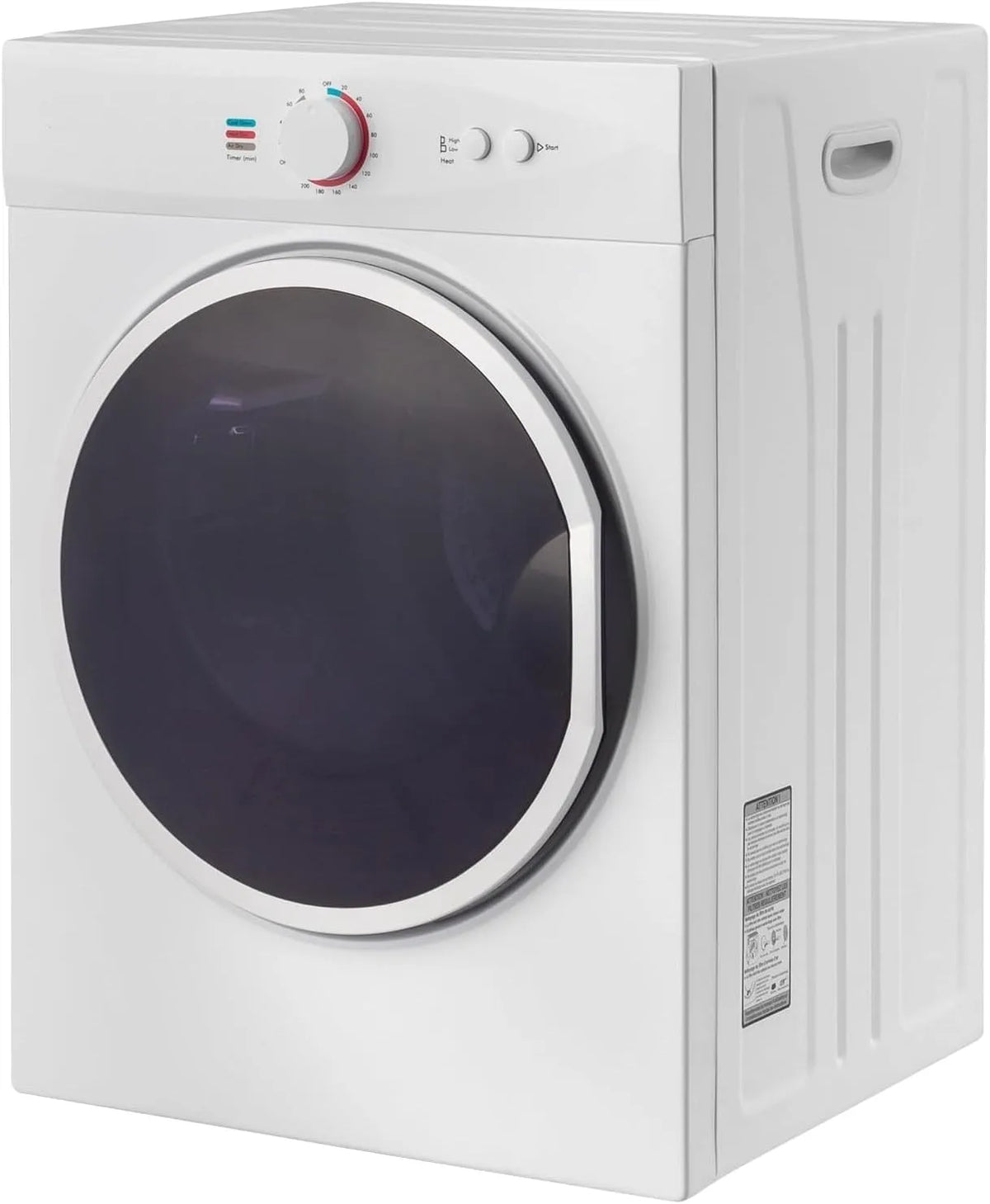 Asciugatrice, 40 L, 900 W, 3 kg, 3 modalità di asciugatura, LEADZM Mini asciugatrice elettrica per bucato a espulsione d'aria