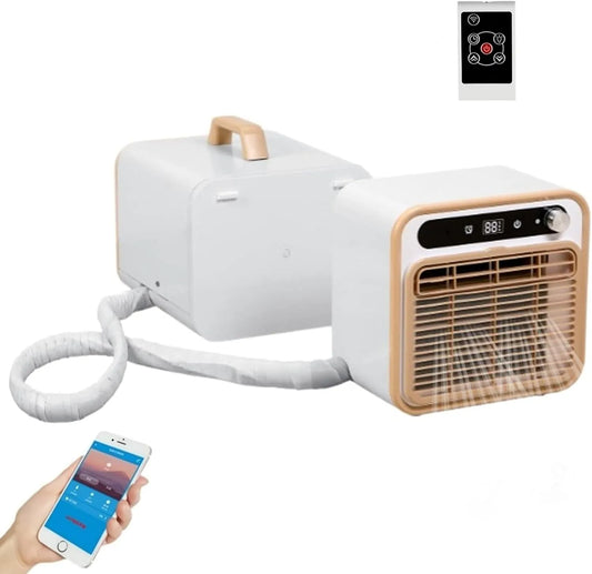 Condizionatore 130m3, h 12H, 1500 W, 130 m3/h, portatile, touch, timer, Wi-Fi, Remote, WiFi, 1500W Smart Cooling, Include Il Tubo Di Collegamento 2m
