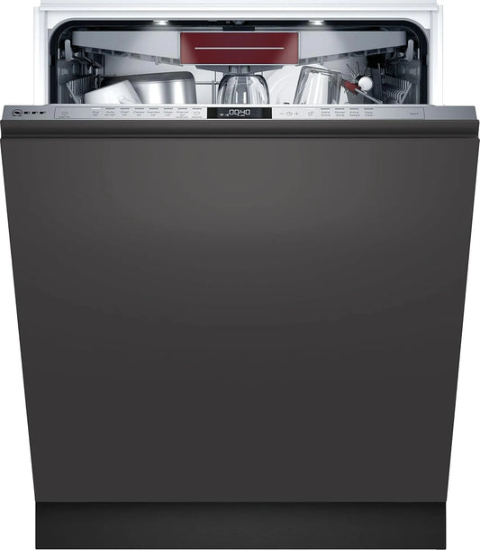 NEFF S157ZCX35E N70 Lavastoviglie, 60 cm, 8 programmi, Home Connect, incasso totale, acciaio inox, TimeLight, essiccazione zeolite
