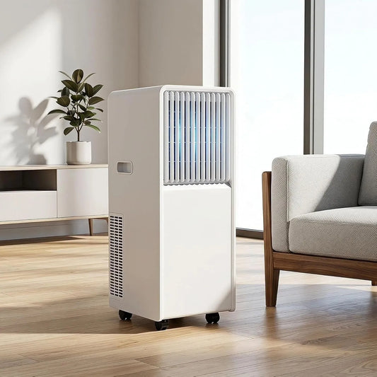 Condizionatore, portatile, timer, Timer 24 Ore, Raffresca Stanza 35 m2, 12000 Btu, 4 modalità Silenziose, SPI, Telecomando, Installazione Completa