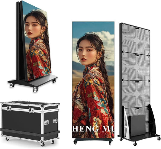 Display digital signage P1.86 1pcs, 80 pollici, display pubblicitario, USB, visualizzazione pubblicitaria digitale