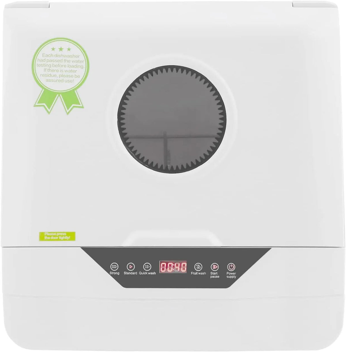 Lavastoviglie, 6 L, 800 W, 4 programmi, 55 dB, bianco, attacco 6L, silenzioso, tavolo per cucina, camper