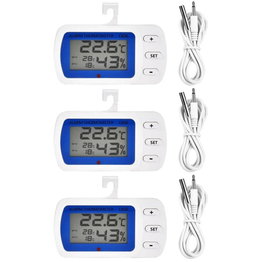 Congelatore, MAGICLULU 3pezzi, freezer verticale, bianco, MAGICLULU 3pezzi Termometro Per Frigorifero e Congelatore Allerta Temperatura Alta e Bassa