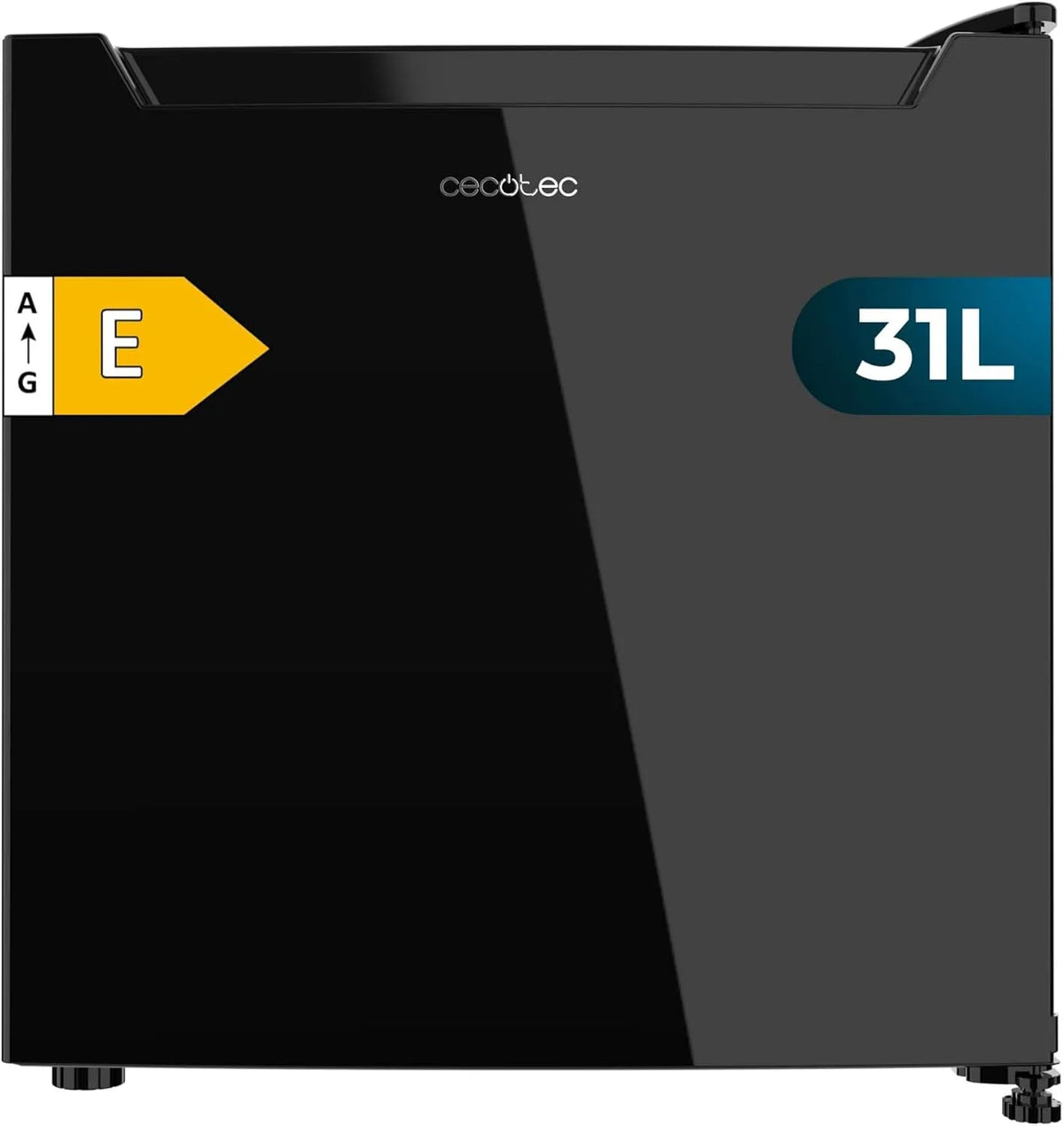 Cecotec Bolero CoolMarket TT Frigorifero, 31 L, 47, 4x44, 7x49, 6 cm, classe energetica E, nero, Cecotec Mini Frigorifero Bolero CoolMarket TT 31 Dual
