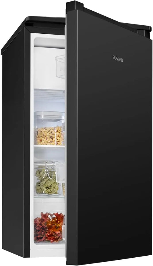 Bomann Congelatore, 91 L, vano congelatore, freezer verticale, 2 ripiani, 91L, 0°~ 8°C, Frigorifero Bomann® con scomparto congelatore, Cassetto per