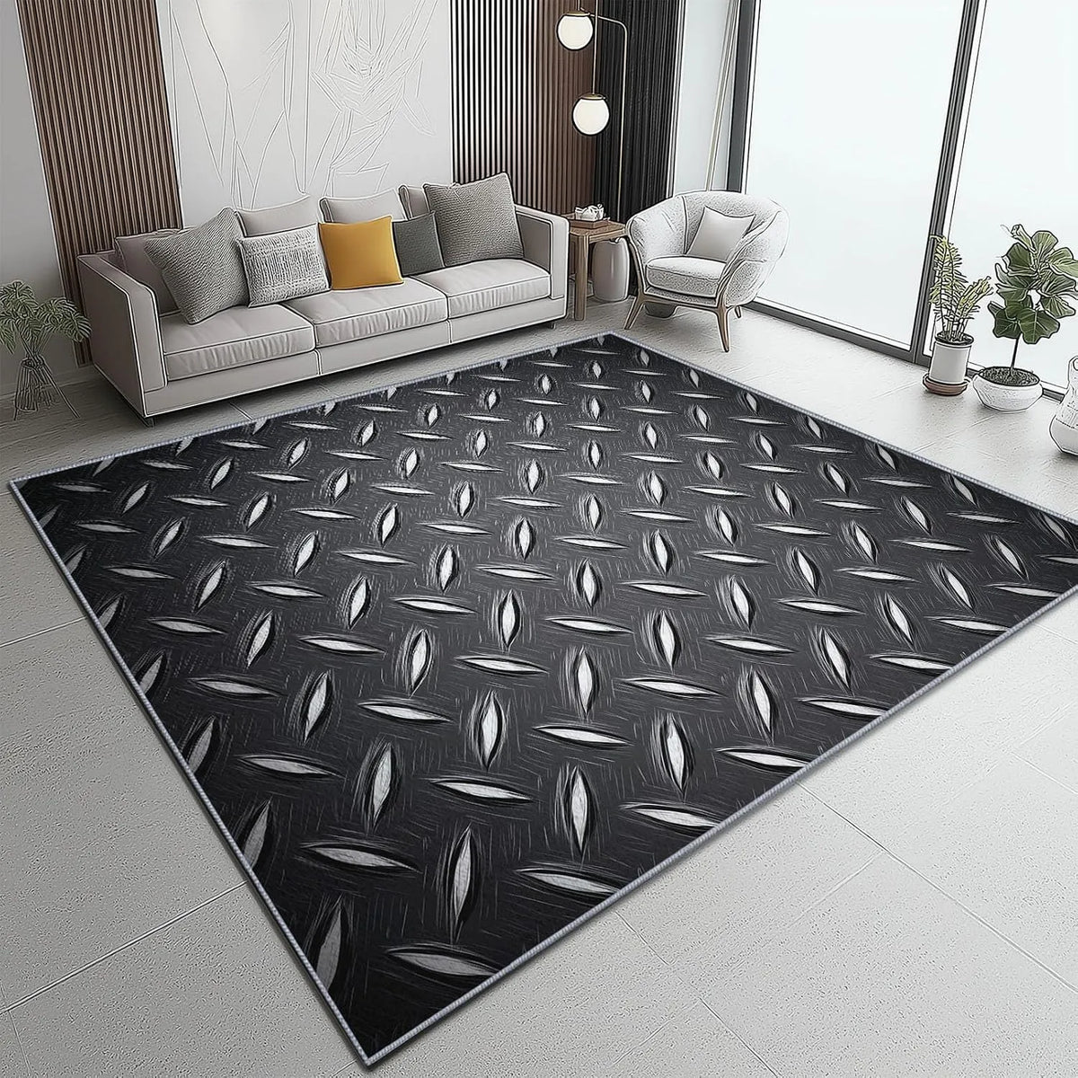Lavatrice, 140 x 200 cm, industriale, decorazione del soggiorno, nero, Tappeto Per Soggiorno Lavabile In Lavatrice